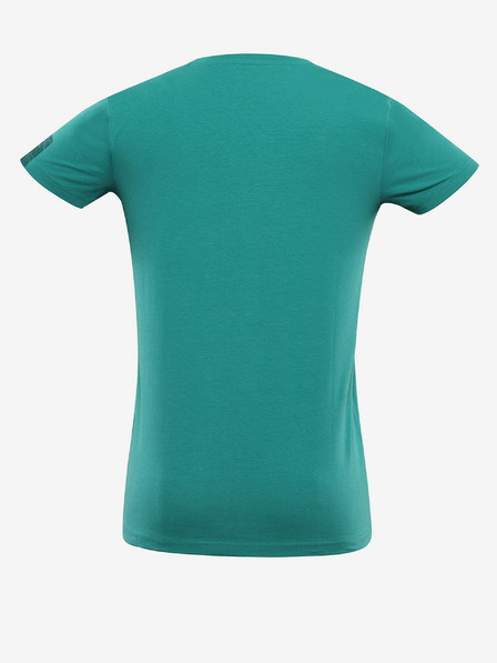 NAX Tricou de bază verde pentru femei NAX DELENA