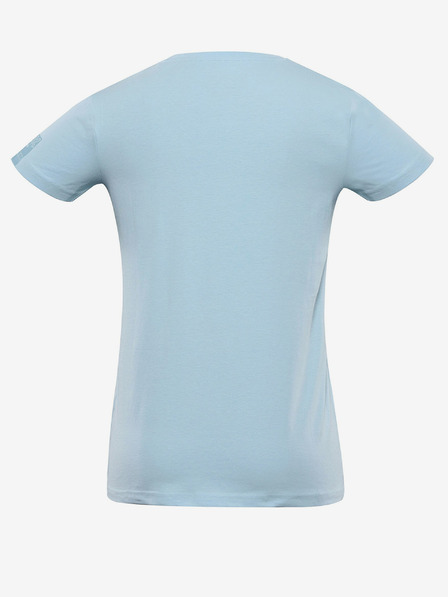 NAX Tricou de bază albastru deschis pentru femei NAX DELENA