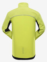 ALPINE PRO Jachetă softshell verde neon pentru bărbați ALPINE PRO Geroc