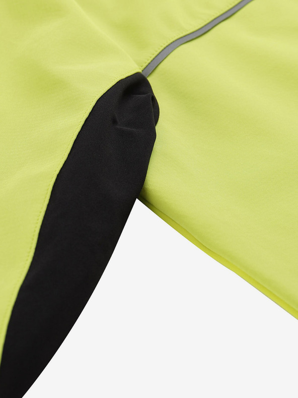ALPINE PRO Jachetă softshell verde neon pentru bărbați ALPINE PRO Geroc