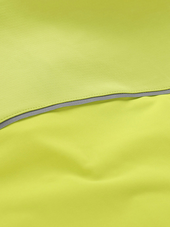 ALPINE PRO Jachetă softshell verde neon pentru bărbați ALPINE PRO Geroc