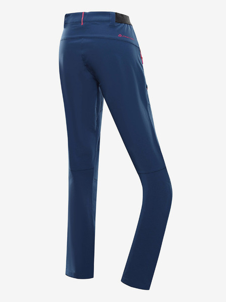 ALPINE PRO Pantaloni de exterior pentru femei, albastru închis ALPINE PRO Ramela
