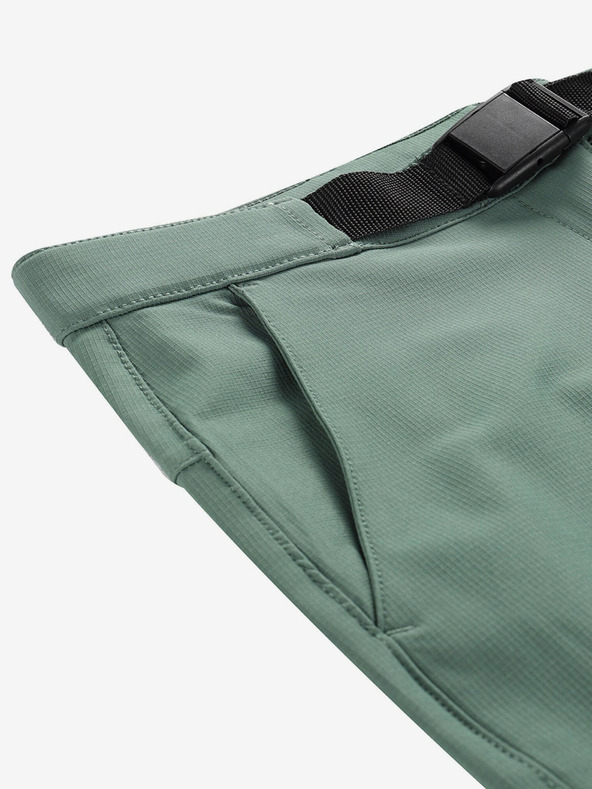 ALPINE PRO Pantaloni de exterior pentru femei verzi ALPINE PRO Corba