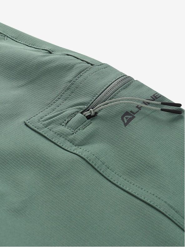 ALPINE PRO Pantaloni de exterior pentru femei verzi ALPINE PRO Corba