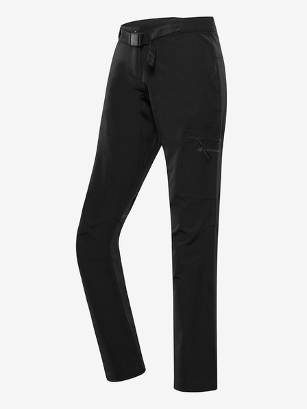 ALPINE PRO Pantaloni de exterior pentru femei, negri ALPINE PRO Corba