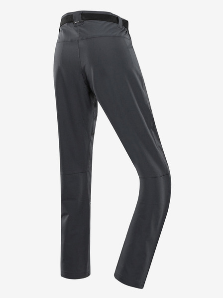 ALPINE PRO Pantaloni softshell gri pentru bărbați ALPINE PRO Corb