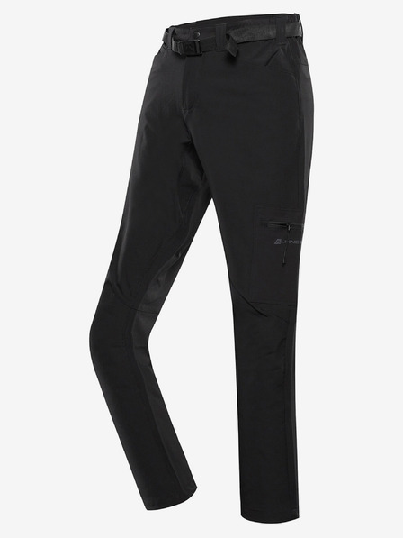 ALPINE PRO Pantaloni softshell negri pentru bărbați ALPINE PRO Corb