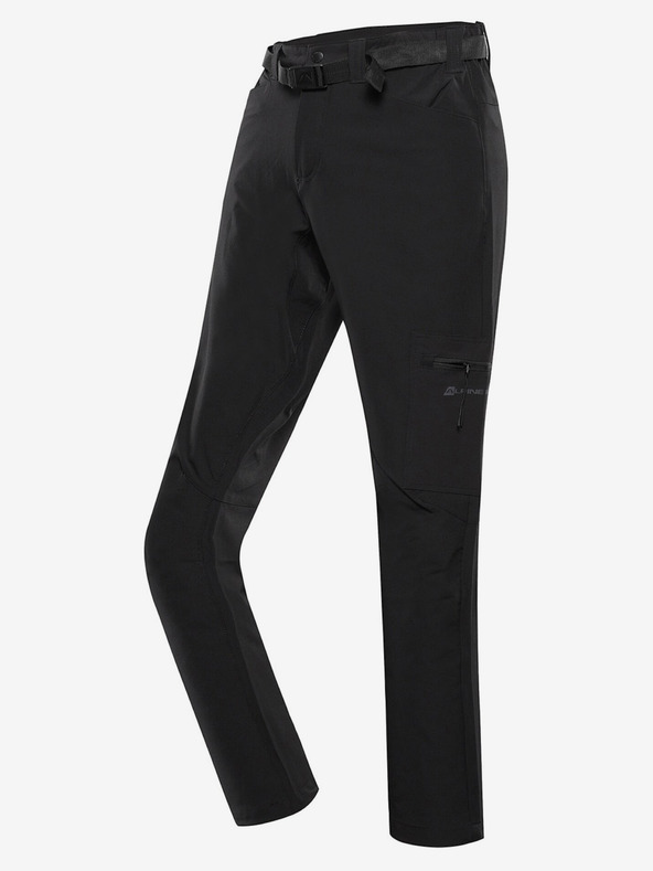 ALPINE PRO Pantaloni softshell negri pentru bărbați ALPINE PRO Corb