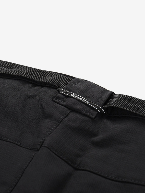 ALPINE PRO Pantaloni softshell negri pentru bărbați ALPINE PRO Corb