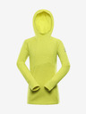 ALPINE PRO Tricou funcțional verde neon pentru copii ALPINE PRO Gorfo