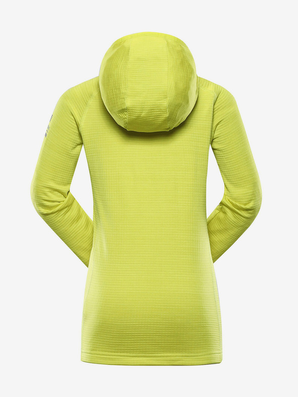 ALPINE PRO Tricou funcțional verde neon pentru copii ALPINE PRO Gorfo