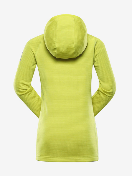 ALPINE PRO Tricou funcțional verde neon pentru copii ALPINE PRO Gorfo