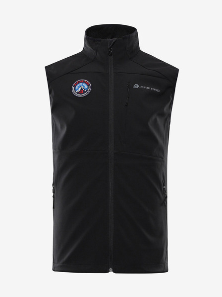 ALPINE PRO Vestă softshell neagră pentru bărbați ALPINE PRO WERS