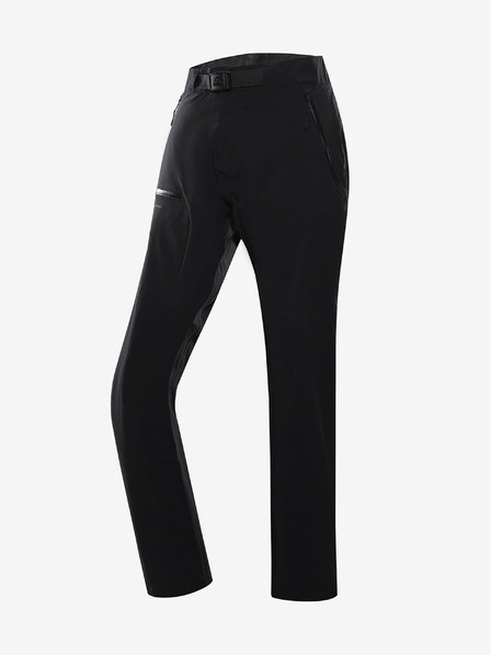 ALPINE PRO Pantaloni de exterior pentru bărbați, negri, cu membrană ALPINE PRO Zoner