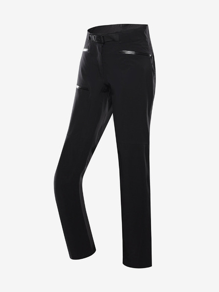 ALPINE PRO Pantaloni de exterior pentru femei, negri ALPINE PRO Zoner
