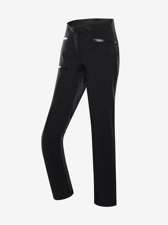 ALPINE PRO Pantaloni de exterior pentru femei, negri ALPINE PRO Zoner