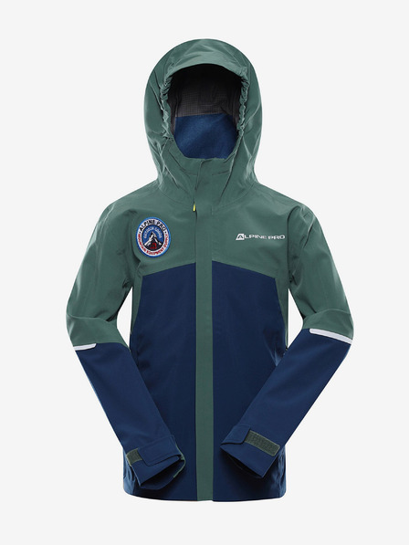 ALPINE PRO Geacă sport verde pentru băieți ALPINE PRO Goro