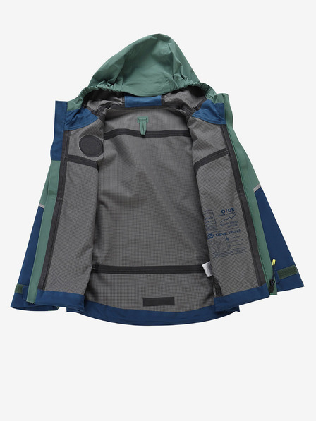 ALPINE PRO Geacă sport verde pentru băieți ALPINE PRO Goro