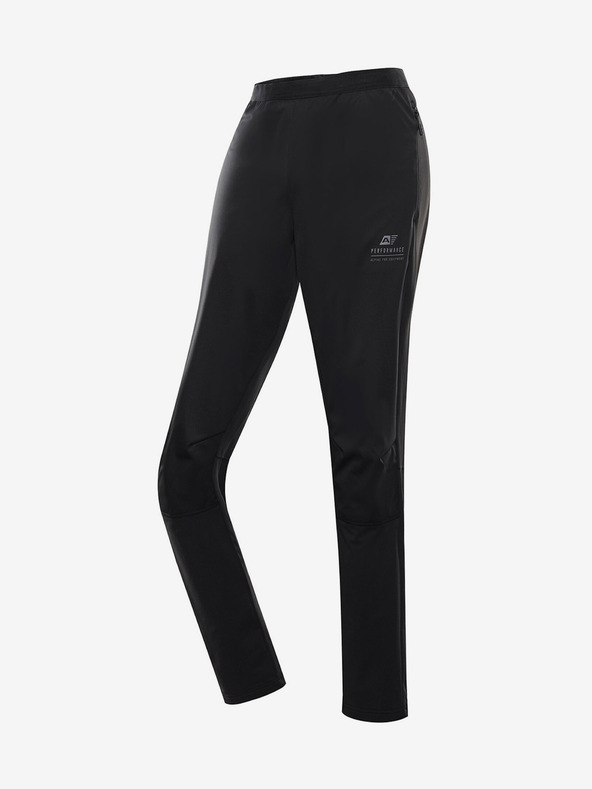 ALPINE PRO Pantaloni softshell negri pentru bărbați ALPINE PRO Abar
