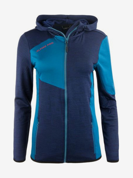 ALPINE PRO Hanorac sport albastru pentru femei ALPINE PRO Johera