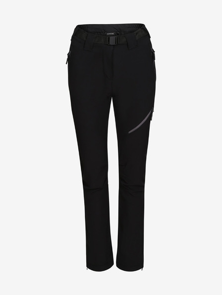 ALPINE PRO Pantaloni de damă negri ALPINE PRO Verefa