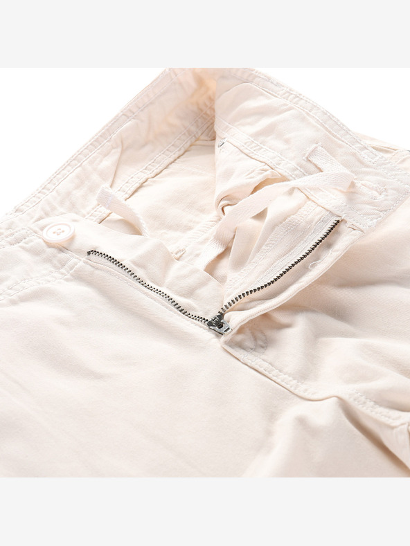 NAX Pantaloni cargo largi bej pentru femei NAX Serda