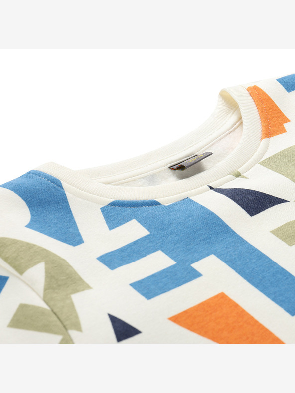 NAX Sweatshirt cu model pentru copii, bej NAX Dermo