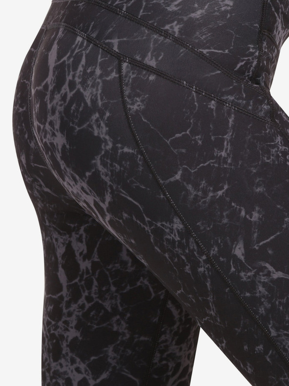 ALPINE PRO Jambiere pentru femei cu uscare rapidă ALPINE PRO GOBRA black pd