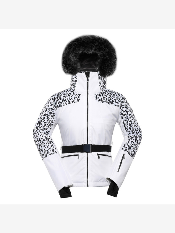 ALPINE PRO Geacă de schi de damă cu membrană ptx ALPINE PRO OLADA alb pb