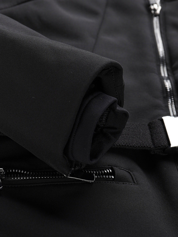 ALPINE PRO Geacă de schi softshell pentru femei, cu membrană ALPINE PRO DOWELA negru