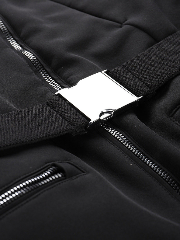 ALPINE PRO Geacă de schi softshell pentru femei, cu membrană ALPINE PRO DOWELA negru