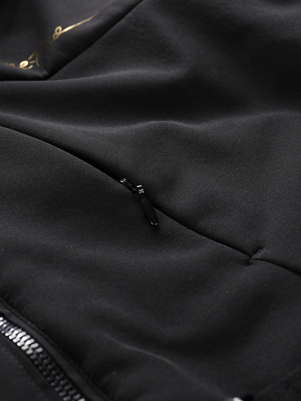 ALPINE PRO Geacă de schi softshell pentru femei, cu membrană ALPINE PRO DOWELA negru