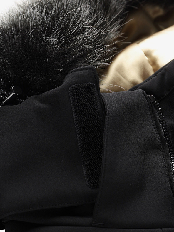 ALPINE PRO Geacă de schi softshell pentru femei, cu membrană ALPINE PRO DOWELA negru