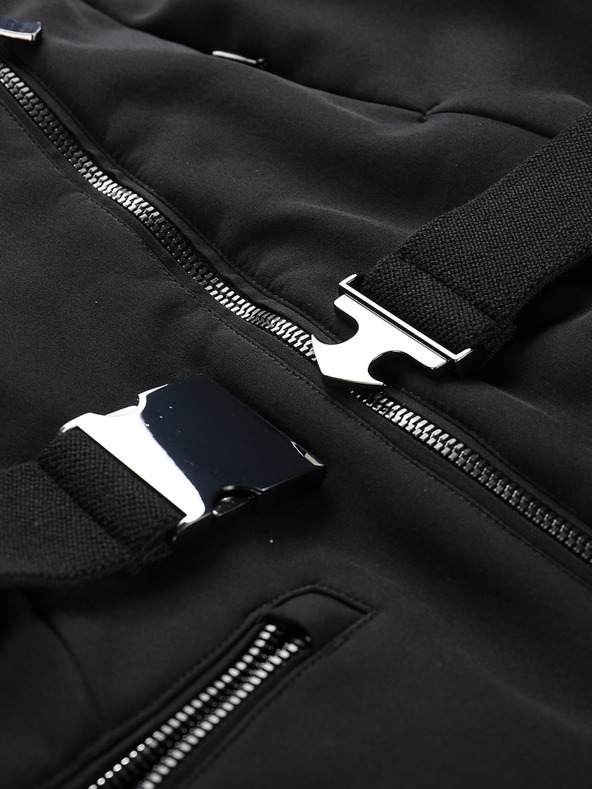 ALPINE PRO Geacă de schi softshell pentru femei, cu membrană ALPINE PRO DOWELA negru