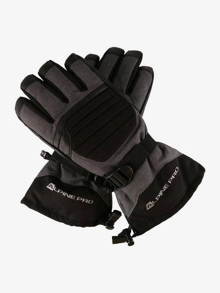 ALPINE PRO mănuși pentru bărbați cu membrană ptx ALPINE PRO DERD negru