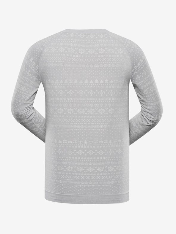 ALPINE PRO Lenjerie pentru bărbați cu uscare rapidă - cămașă ALPINE PRO AMBOS dk.true gri