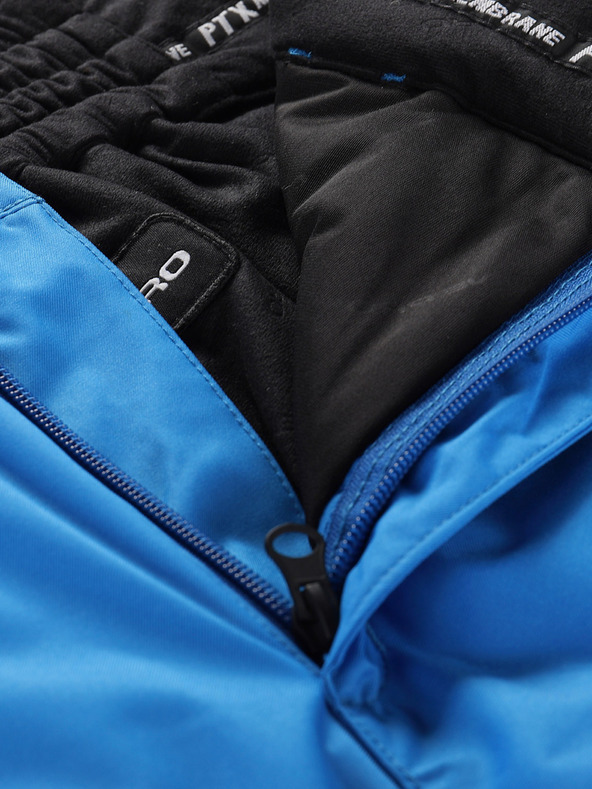 ALPINE PRO Pantaloni de schi pentru bărbați cu membrană ptx ALPINE PRO OSAG albastru electric lemonade