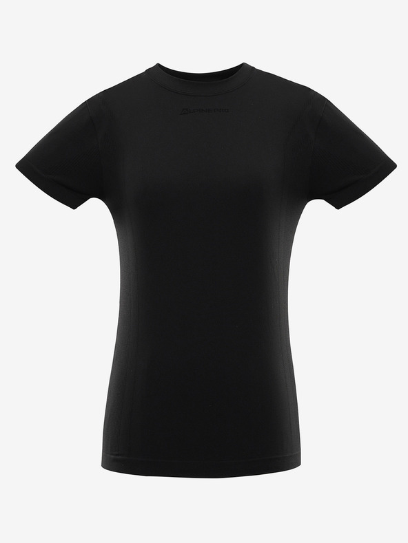ALPINE PRO Lenjerie de corp pentru femei - tricou ALPINE PRO BAMBA negru