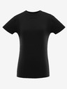 ALPINE PRO Lenjerie de corp pentru femei - tricou ALPINE PRO BAMBA negru