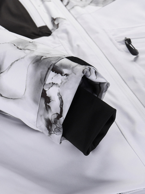 ALPINE PRO Geacă de schi pentru femei cu membrană ptx ALPINE PRO UZERA alb pb