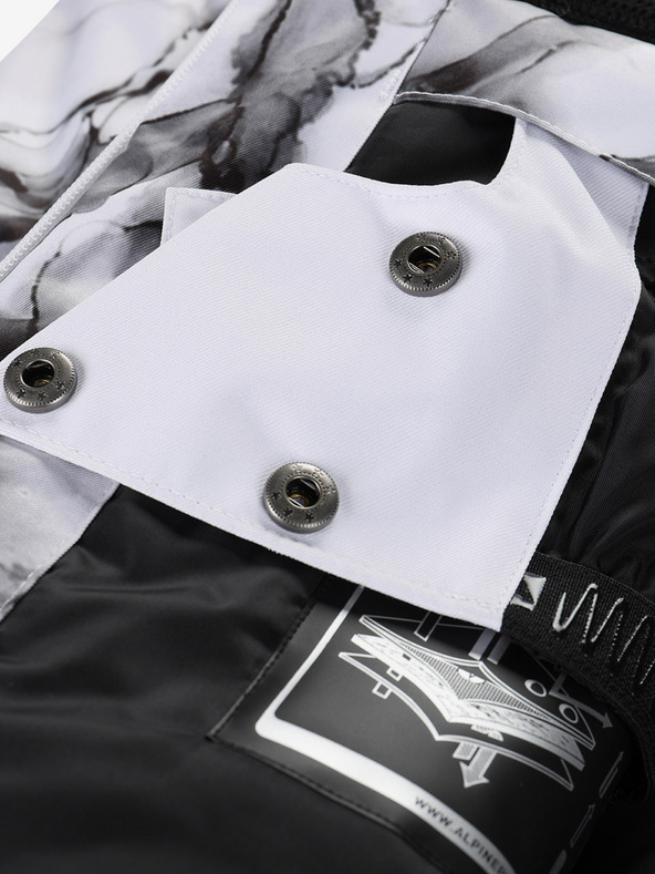 ALPINE PRO Geacă de schi pentru femei cu membrană ptx ALPINE PRO UZERA alb pb