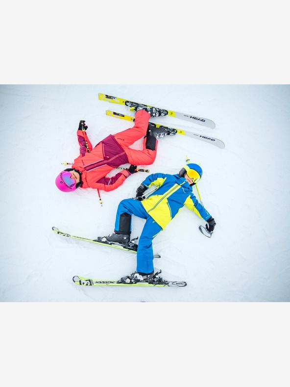ALPINE PRO Jachetă de schi pentru copii cu membrană ptx pentru zăpadă ALPINE PRO REASO albastru mykonos