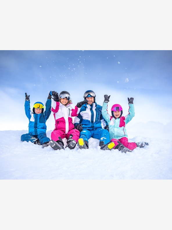 ALPINE PRO Jachetă de schi pentru copii cu membrană ptx pentru zăpadă ALPINE PRO REASO albastru mykonos