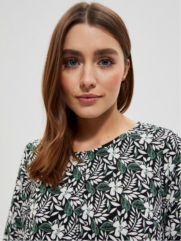 Moodo Cămașă din viscoză uni Moodo