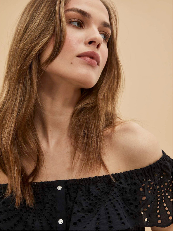 Moodo Top negru de damă Moodo