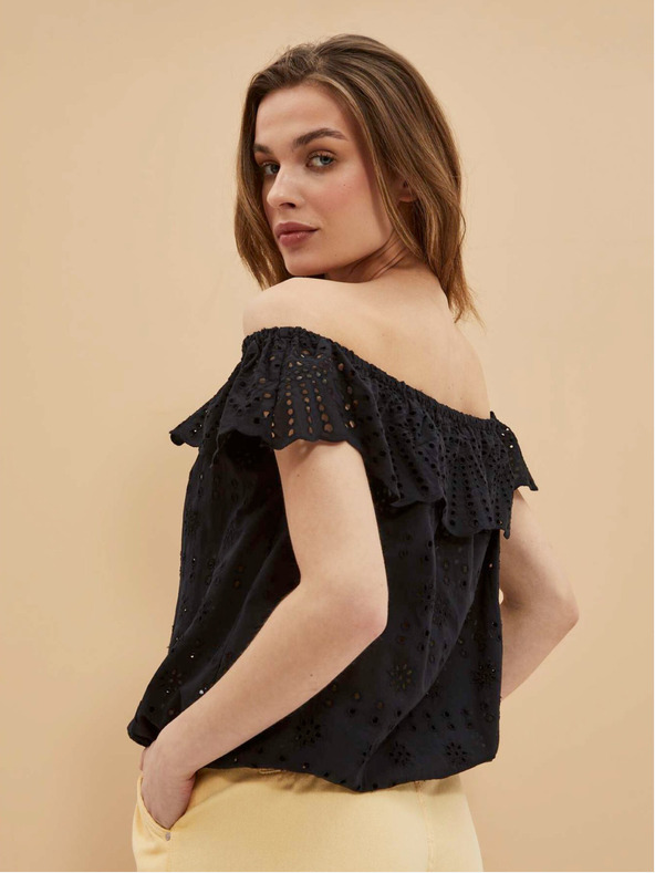 Moodo Top negru de damă Moodo