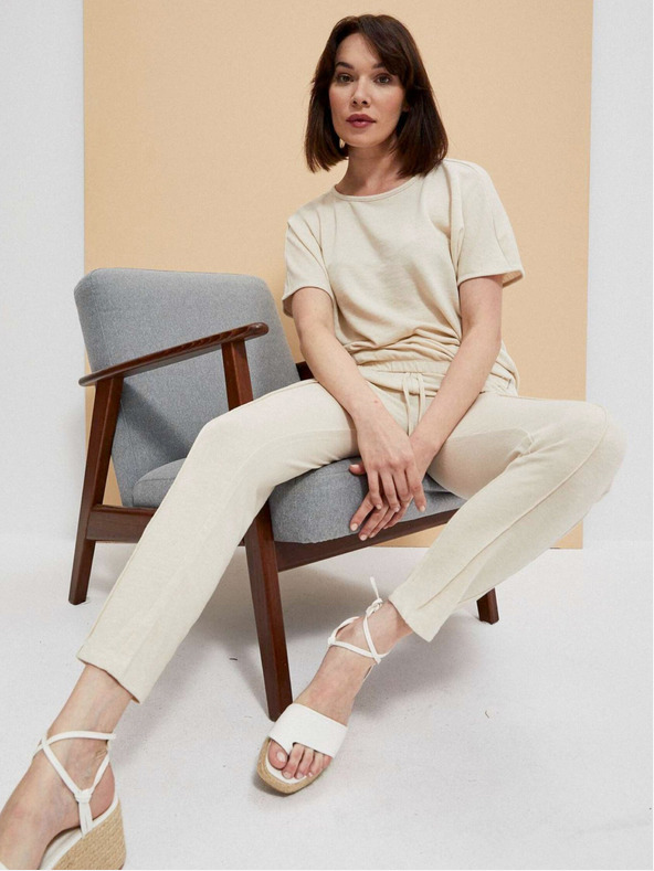 Moodo Sweatshirt Moodo bej, pentru femei