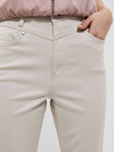 Moodo Pantaloni pentru femei Moodo Beige