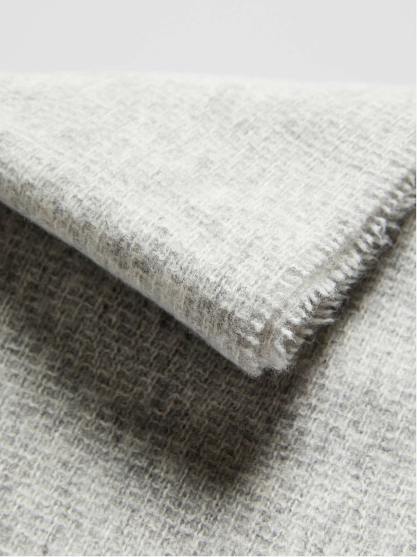 Moodo Eșarfă simplă cu franjuri