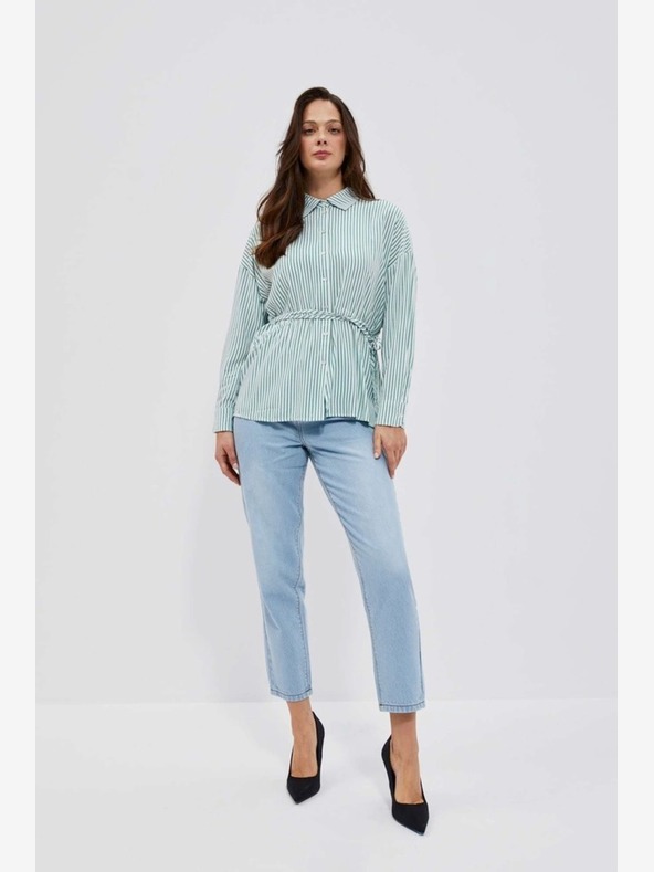 Moodo Cămașă cu dungi pentru femei Moodo